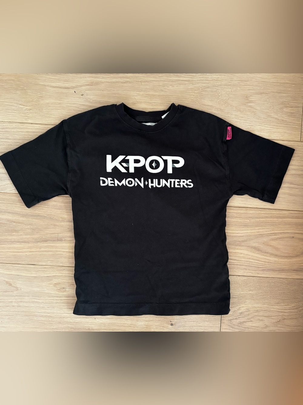 Zara girl black t-shirt K-POP Demon Hunters - Kids